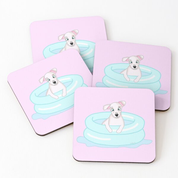 Item preview, Puppy inside an inflatable pool designed and sold by Danielle Official.