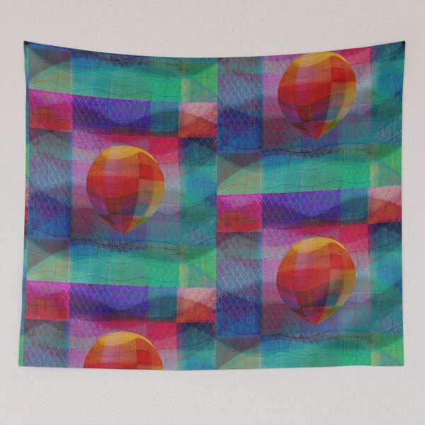 Item preview, Colorful Balloon B IV designed and sold by MAMA LXXVIII: Art by Marsailhe Milward.