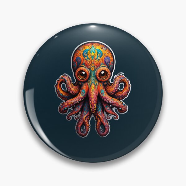 Artikelvorschau, Psychedellischer Oktopus entworfen und verkauft von GreenKingShop.
