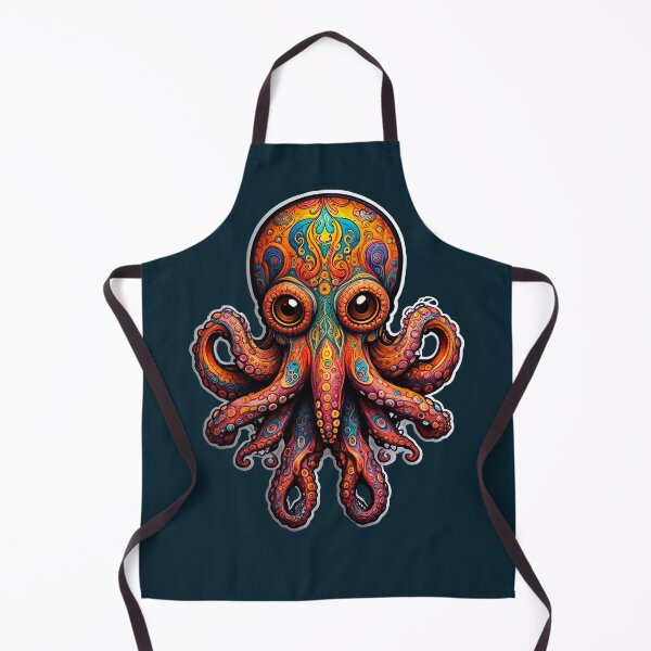 Item preview, Psychedellic octopus designed and sold by GreenKingShop.