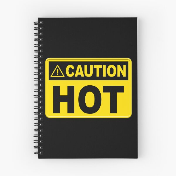 Item preview, Caution Hot Sign designed and sold by CoolCarVideos.