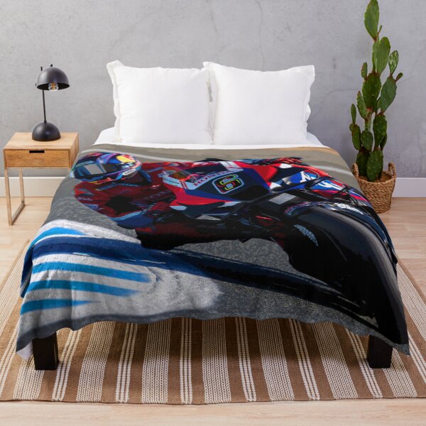 Item preview, Stefan Bradl on his 2024 MotoGP motorcycle racing in the corner abstract designed and sold by Rodissimus1984.