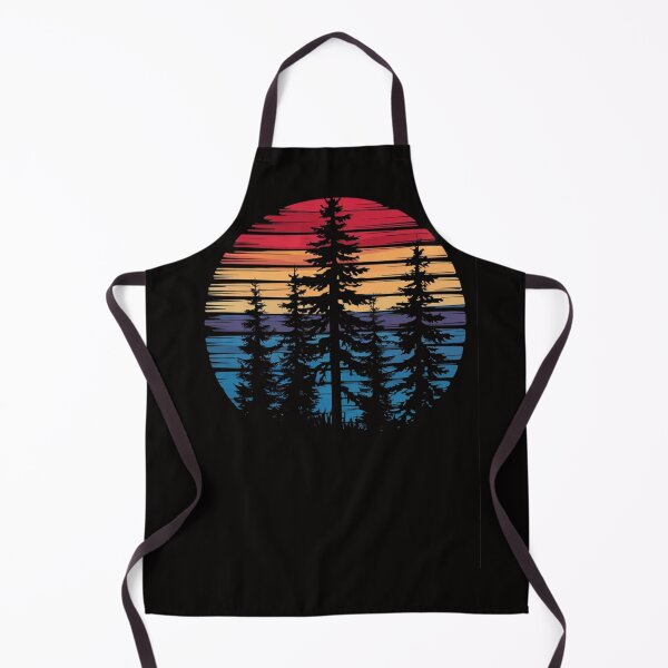 Artikelvorschau, Sonnenuntergang Wald Silhouette - Natur inspiriert Grafik T-Shirt entworfen und verkauft von HOMEDESIGNPRINT.
