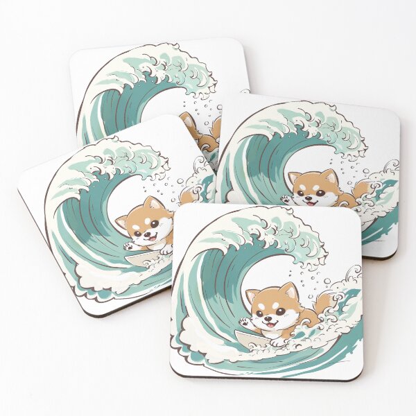 Item preview, Surfer Shiba Inu designed and sold by itgonbebiblical.