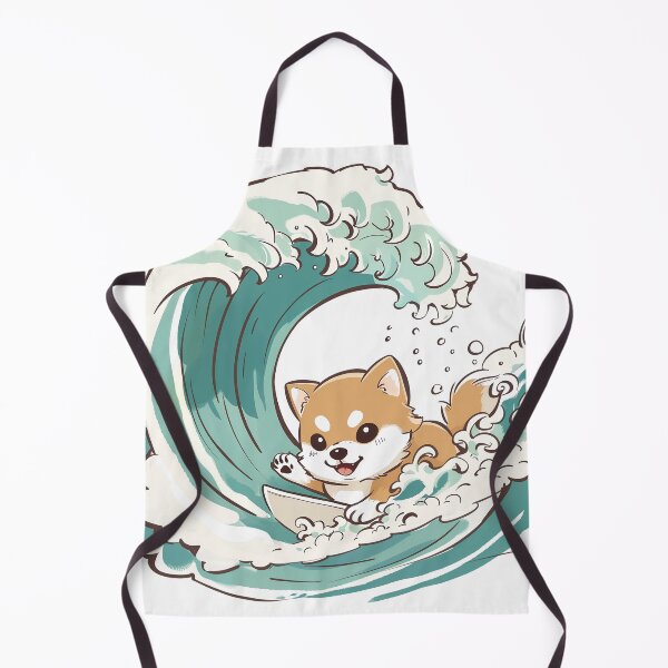 Item preview, Surfer Shiba Inu designed and sold by itgonbebiblical.