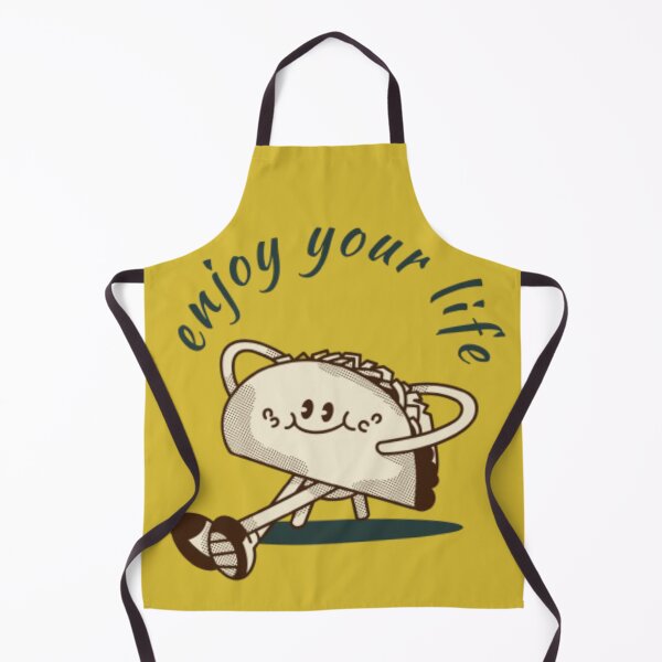 Item preview, enjoy your life- cute taco designed and sold by luna--design.