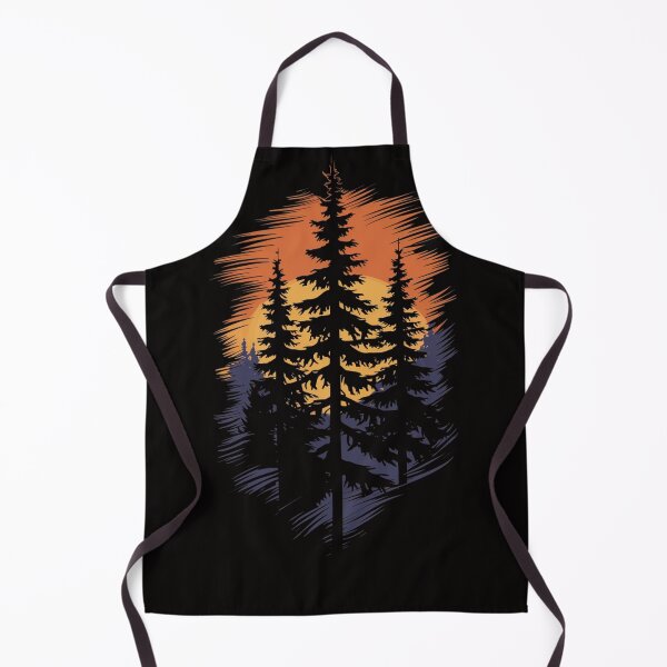 Artikelvorschau, Sonnenuntergang Wald Silhouette - Natur inspiriert Grafik T-Shirt entworfen und verkauft von HOMEDESIGNPRINT.