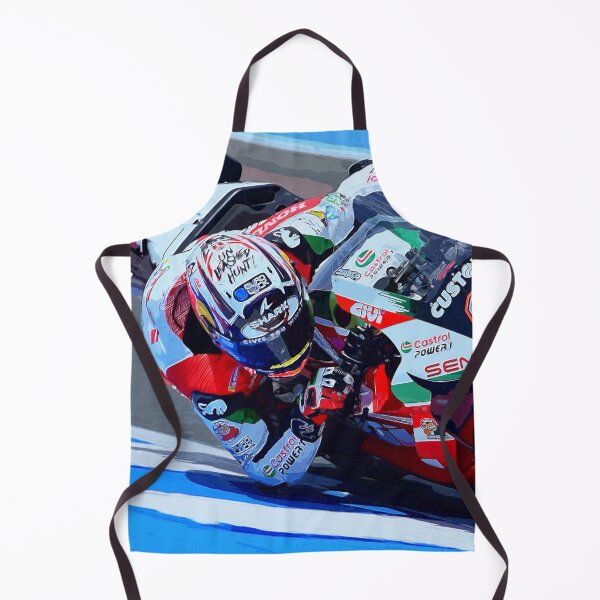 Item preview, Johann Zarco on his 2024 MotoGP motorcycle racing in the corners watercolor designed and sold by Rodissimus1984.