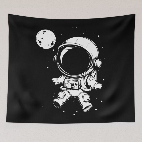 Item preview, Cute baby astronaut floating designed and sold by WishMerge.