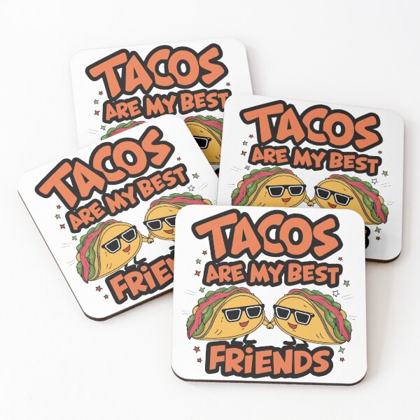 Item preview, Tacos Are My Best Friends Funny Mexican Taco Lover designed and sold by Quirky Shirts.