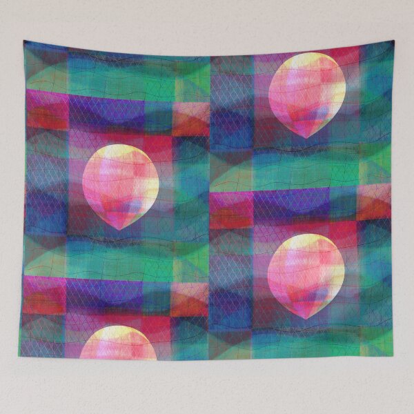 Item preview, Colorful Balloon B V designed and sold by MAMA LXXVIII: Art by Marsailhe Milward.