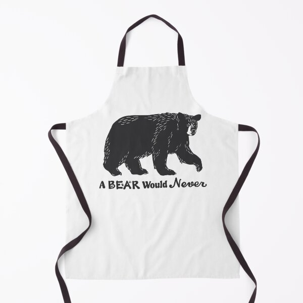 Item preview, A Bear Would Never (Black) designed and sold by Carolyn-Design.