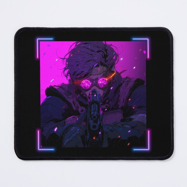 Item preview, Cyberpunk SWAT aims its gun at the heart of Mega Tokyo's shogun. designed and sold by Mecha Brave Studio.