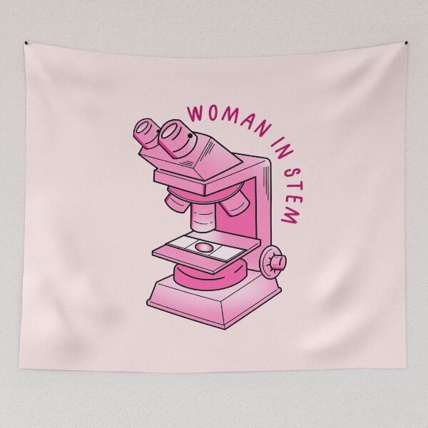 Item preview, Women in STEM - Pink Microscope designed and sold by Neadoodles.