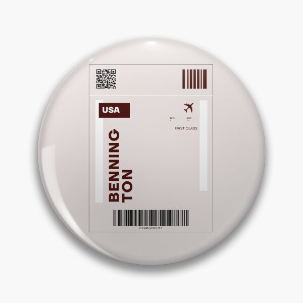 Item preview, Bennington USA - Adorable Plane Ticket Design designed and sold by RM-Journey.