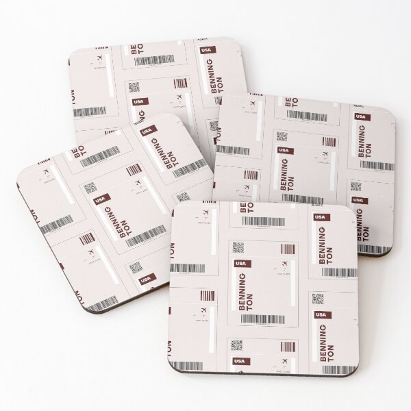 Item preview, Bennington USA - Adorable Plane Ticket Design designed and sold by RM-Journey.