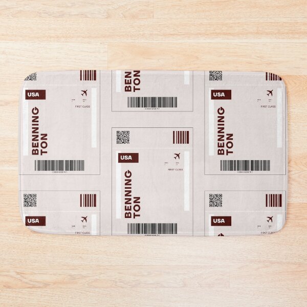 Item preview, Bennington USA - Adorable Plane Ticket Design designed and sold by RM-Journey.