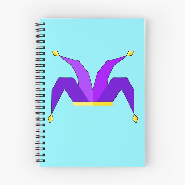 Item preview, Purple Simple jester, clown poligonal icon with golden bells designed and sold by shennix.