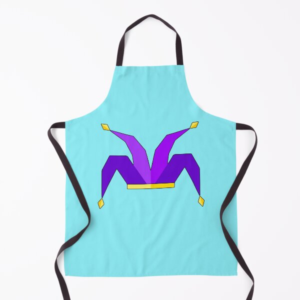 Item preview, Purple Simple jester, clown poligonal icon with golden bells designed and sold by shennix.