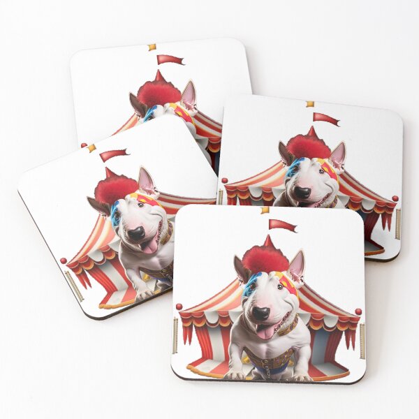 Item preview, Bull Terrier Clowning Around  designed and sold by SmARTNiki.