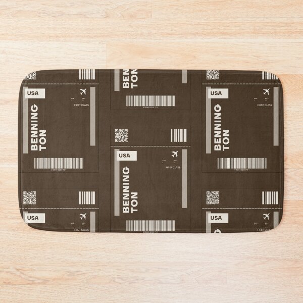 Item preview, Bennington USA - Cute Plane Ticket (Brown Background) designed and sold by RM-Journey.