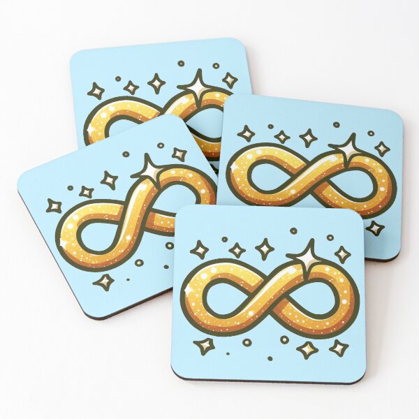 Item preview, Actually Autistic - Gold infinity symbol designed and sold by Vkinsify.