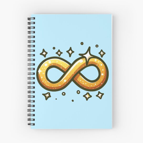 Item preview, Actually Autistic - Gold infinity symbol designed and sold by Vkinsify.