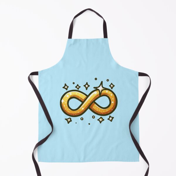 Item preview, Actually Autistic - Gold infinity symbol designed and sold by Vkinsify.