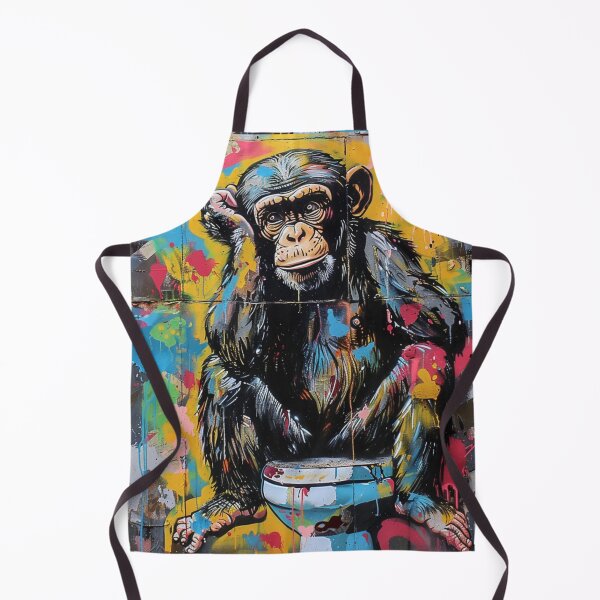 Item preview, Monkey Thinker, Funny Urban T-Shirt designed and sold by TheDarkStone.