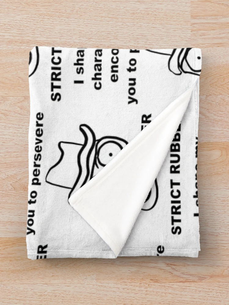 Thumbnail 3 of 6, Throw Blanket, STRICT RUBBER designed and sold by RubberWorld.