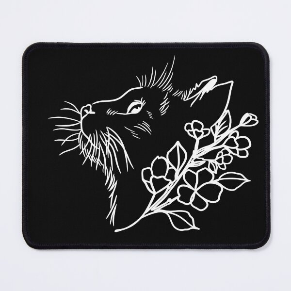 Item preview, Copy of BLACK CAT AND FLOWERS designed and sold by mando24895.