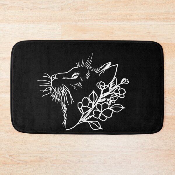 Item preview, Copy of BLACK CAT AND FLOWERS  designed and sold by mando24895.