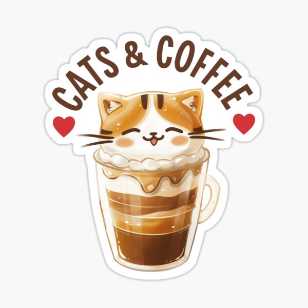 Item preview, Kittens in coffee Cats & Coffee designed and sold by KindlyKawaii.