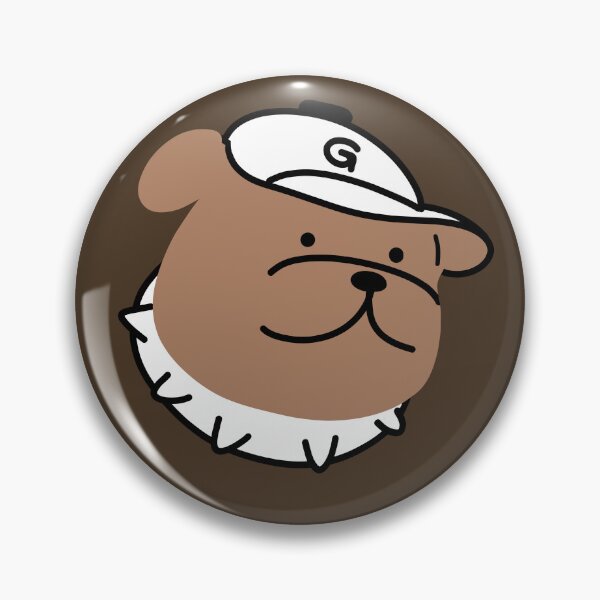 Item preview, Georgetown Law - Cute Bulldog Mascot (Brown Background) designed and sold by RM-Journey.