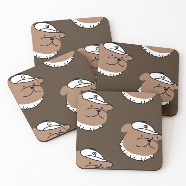 Item preview, Georgetown Law - Cute Bulldog Mascot (Brown Background) designed and sold by RM-Journey.