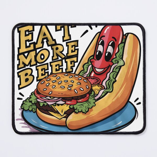 Item preview, Hungry Hotdog About To Eat A Burger designed and sold by corynewton34.