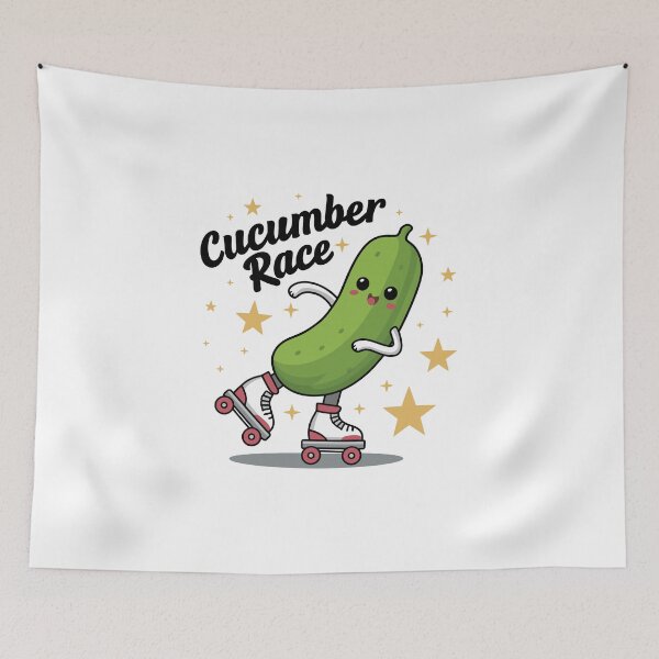 Item preview, Cucumber rides roller skates - cucumber race designed and sold by MaateoDesign.