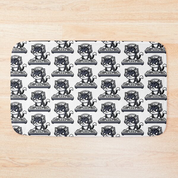 Item preview, Adorable DJ Cat on Decks designed and sold by Akioos.