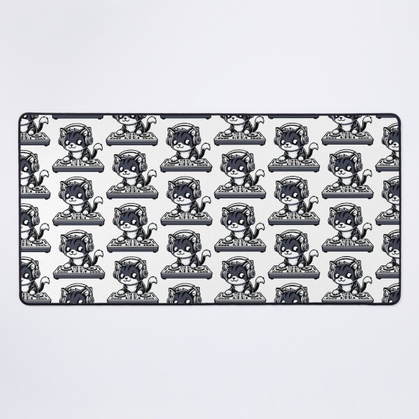 Item preview, Adorable DJ Cat on Decks designed and sold by Akioos.