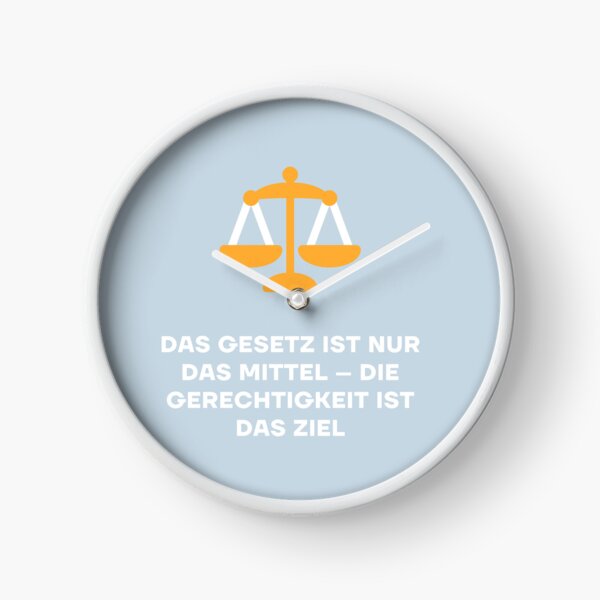 Item preview, Das Gesetz ist nur das Mittel – die Gerechtigkeit ist das Ziel designed and sold by RM-Journey.