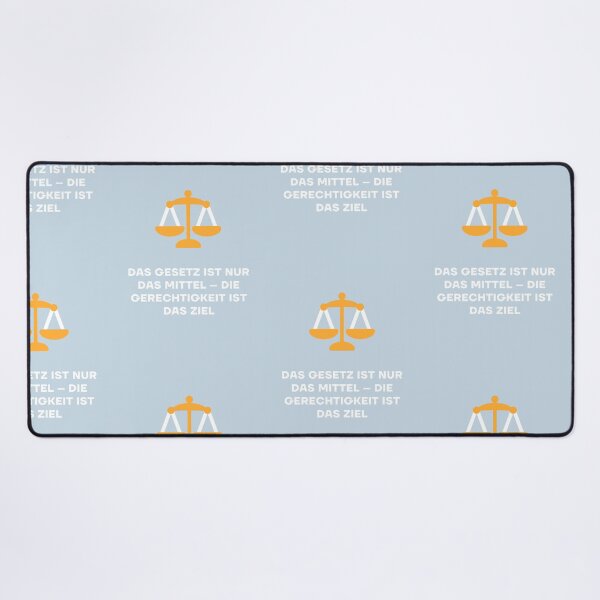 Item preview, Das Gesetz ist nur das Mittel – die Gerechtigkeit ist das Ziel designed and sold by RM-Journey.