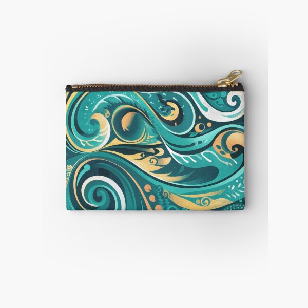 Item preview, Sea Breeze Serenade: Whimsical Abstract Waves and Swirls designed and sold by DesigntshirtWB.