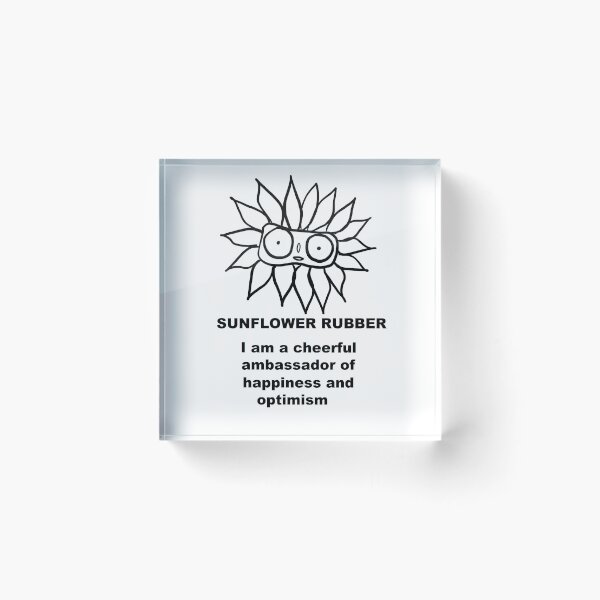 Item preview, SUNFLOWER RUBBER designed and sold by RubberWorld.