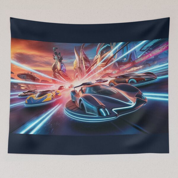 Item preview, Racing Beyond Gravity: Futuristic Hover Car Spectacle 1 designed and sold by Jonathan  Gillette.