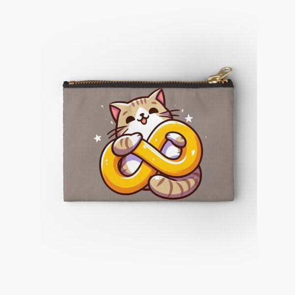 Item preview, Actually Autistic - Cat hugging Gold Infinity Symbol designed and sold by Vkinsify.
