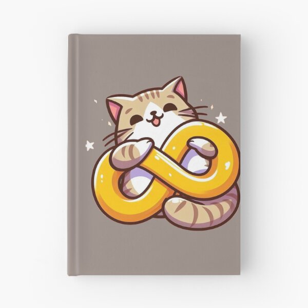 Item preview, Actually Autistic - Cat hugging Gold Infinity Symbol designed and sold by Vkinsify.
