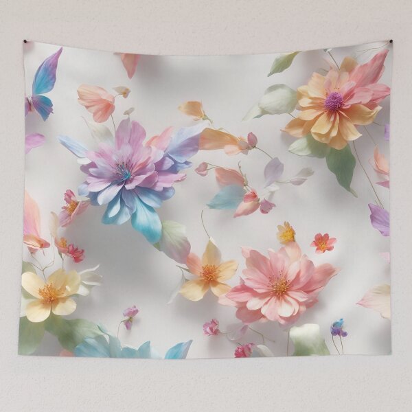 Item preview, Dreamy Pastel Flowers designed and sold by Neranchara.