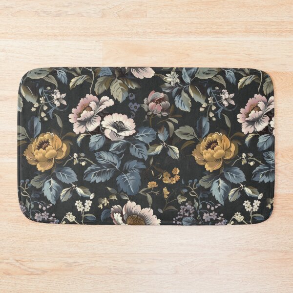 Item preview, Pale Orange, Pink, and White Wild Roses on Black designed and sold by Monochrome-Dog.