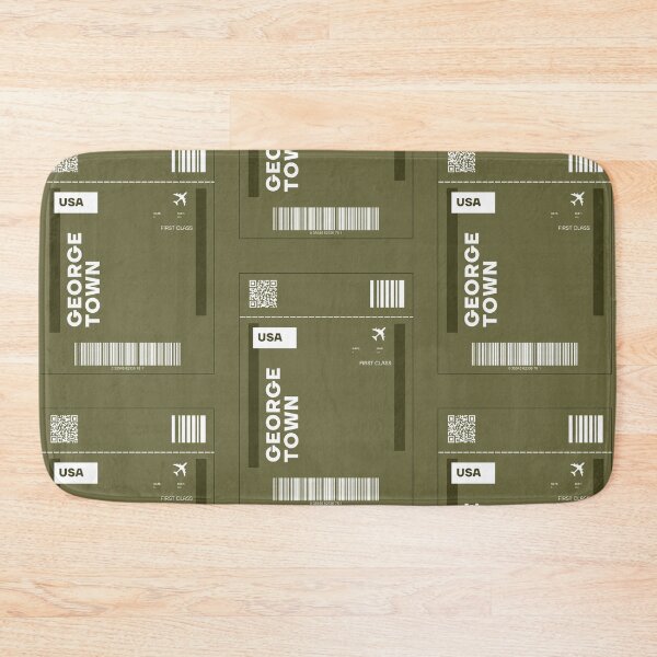 Item preview, Georgetown, USA - Minimalist Plane Ticket Design designed and sold by RM-Journey.