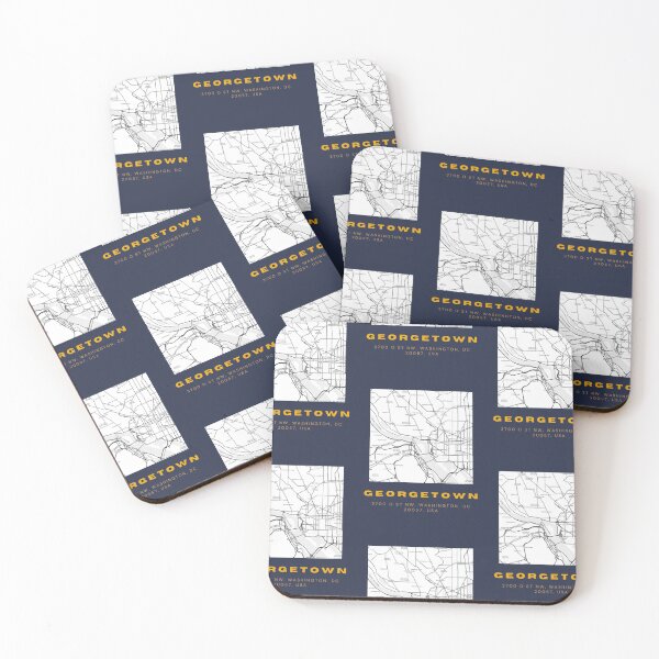 Item preview, Georgetown, USA - Minimalist Map Design designed and sold by RM-Journey.